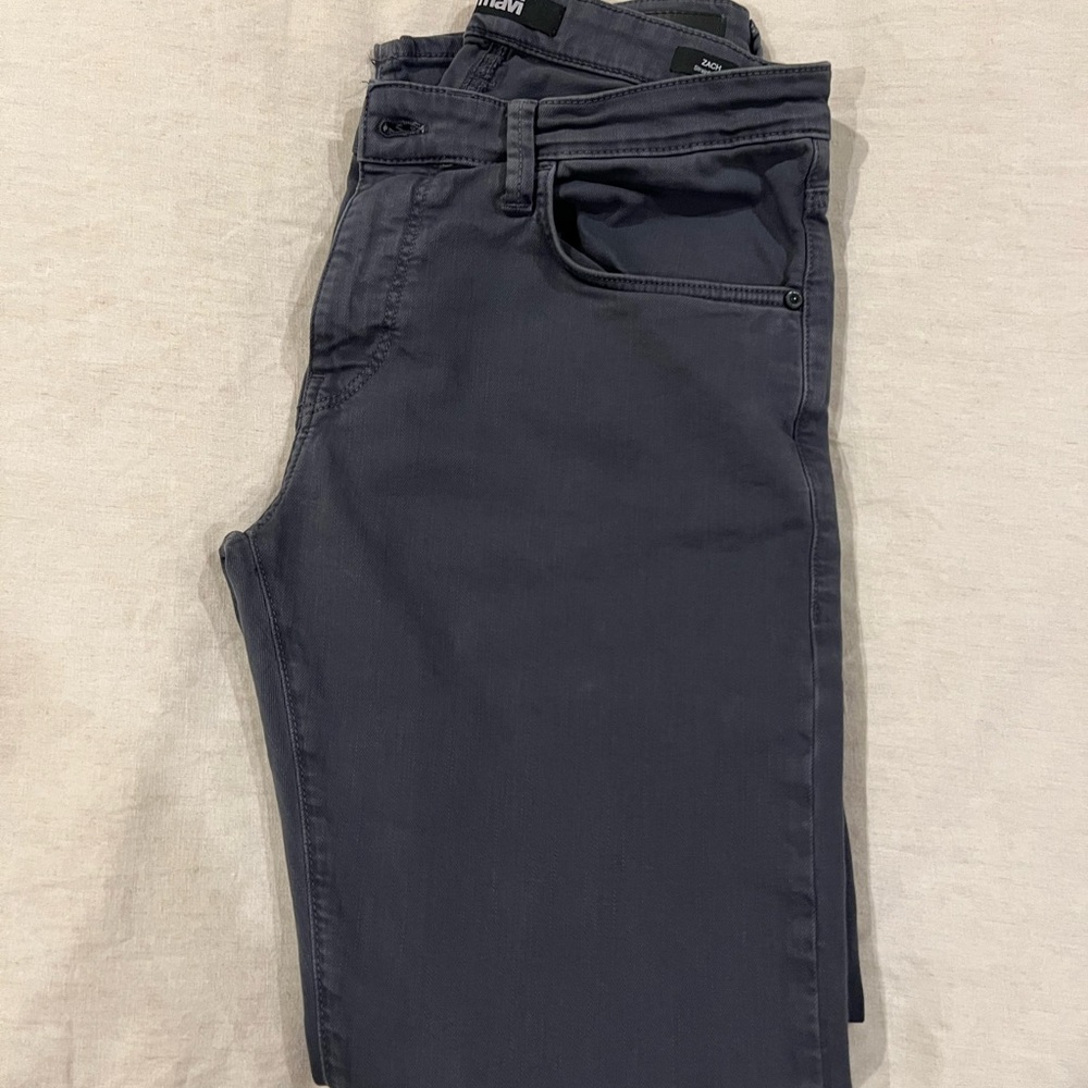 Mavi Jake Slim-Leg Gray Jeans - 32